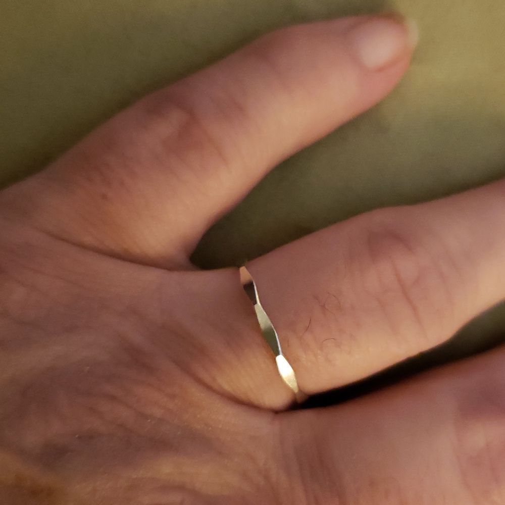 Boutique 9.25  silver ring